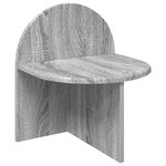 vidaXL Table de chevet Gris Sonoma 40 x 35 5 x 45 5 cm