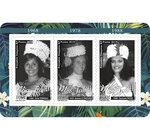 Polynésie Française - Carnet Miss Tahiti 2019 - 6 timbres autocollants