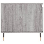 vidaXL Table basse Sonoma gris 100x50x45 cm Bois d'ingénierie