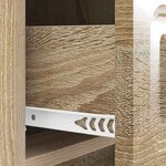 vidaXL Cabinet de chevet avec tiroir Chêne Sonoma 43 x 41 x 63 5 cm