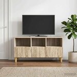 vidaXL Meuble TV 102 x 34 5 x 50 cm Chêne Sonoma Bois d'ingénierie