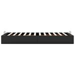 vidaXL Cadre de lit ottoman sans matelas noir 80x200 cm similicuir