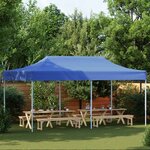 vidaXL Tente de fête Bleu 291 x 580 x 315 cm Tissu Oxford