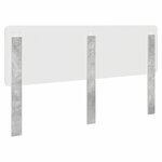 vidaXL Tête de lit Gris béton 180 cm Bois d'ingénierie