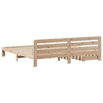 vidaXL Cadre de lit sans matelas 200x200 cm bois massif de pin