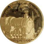 Pièce de monnaie en Argent - Cuivre 2000 Francs g 62.2 (2 oz) Millésime 2025 STEAM TRAIN