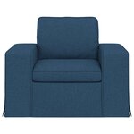 vidaXL Canapé Bleu 103 x 80 x 82 cm tissu