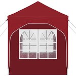 vidaXL Tente de fête pop-up 192 x 192 x 245 cm Bordeaux