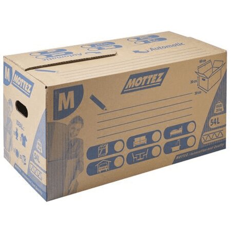 Mottez lot de 20 cartons 54l