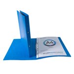 Classeur carte lustrée Nature Future® 2 anneaux 15mm A4 Bleu EXACOMPTA
