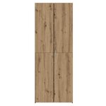 vidaXL Haut Armoire chêne artisanal 70 x 42.5 x 185 cm