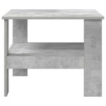 vidaXL Table basse Gris béton 57 x 55 x 45 cm Bois d'ingénierie