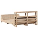 vidaXL Cadre de lit sans matelas 150x200 cm bois de pin massif