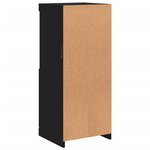 vidaXL Buffet avec lumières LED noir 41x37x100 cm