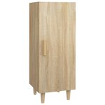 vidaXL Buffet Chêne sonoma 34 5x34x90 cm Bois d'ingénierie