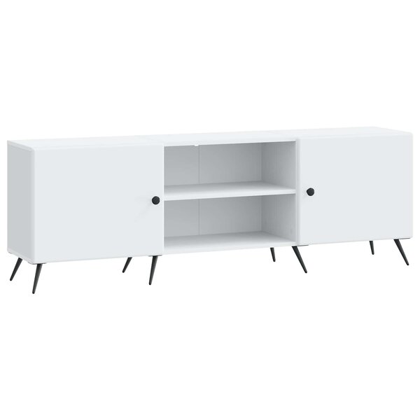 vidaXL Meuble TV Blanc 150 x 31 x 50 cm Bois d'ingénierie