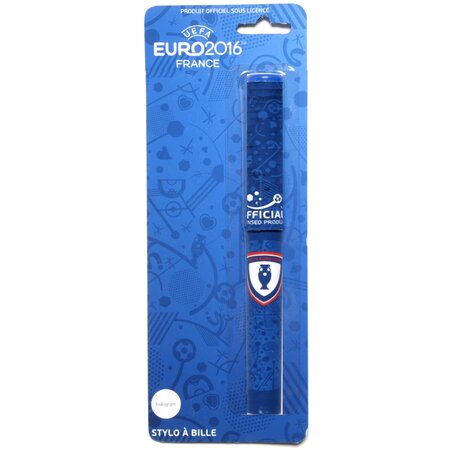 Uefa euro 2016 - stylo bille - ecusson - produit officiel - sous blister