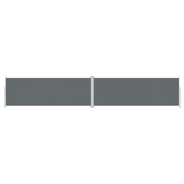 vidaXL Auvent latéral rétractable Anthracite 180x1000 cm