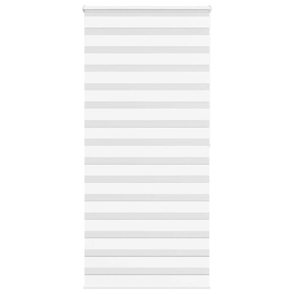 vidaXL Store zèbre blanc 110x200 cm largeur du tissu 105 9cm polyester