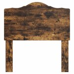 vidaXL Tête de lit Chêne fumé 100 cm Bois d'ingénierie