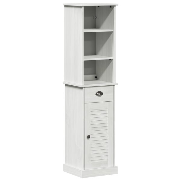 vidaXL Ensemble de mobilier de salle de bain 2 Pièces Marron et blanc