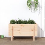vidaXL Lit surélevé de jardin 101x50x57 cm bois de pin massif