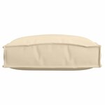 vidaXL Coussin pour assise de palette 4 Pièces Beige 40 x 40 x 8 cm