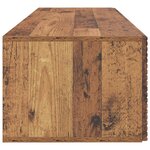 vidaXL Meuble TV mural Bois ancien 98 x 41 x 30 cm Bois d'ingénierie