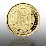 Pièce de monnaie 20 euro Vatican 2022 or BE – Saint François de Sales