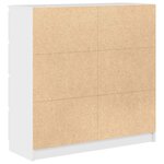 vidaXL Buffet blanc 100x35x99 cm bois d'ingénierie