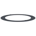 vidaXL Anneau Arboricole Plat 5 Pièces Anthracite Ø90/120 cm en Acier