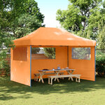 vidaXL Tente de fête Orange 279 x 410 x 315 cm Tissu Oxford