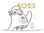 Monnaie de 500 € en Or - Mascotte - Jeux Olympiques 2024 La Mascotte et la République - Qualité BU Millésime 2023