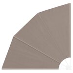 vidaXL Écran de confidentialité pour balcon Taupe 140 x 140 cm tissu