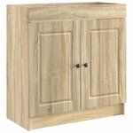 vidaXL Armoire sous évier de salle de bain Chêne Sonoma