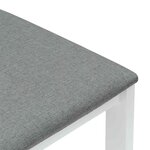 vidaXL Chaises de salle à manger 2 Pièces Blanc 40 x 47 5 x 99 5 cm