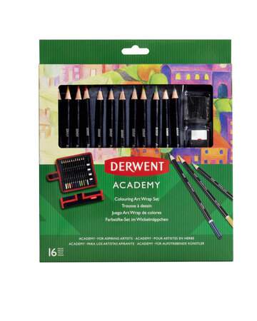 Kit coloriage spécial débutant Derwent Academy avec trousse