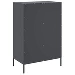 vidaXL Buffet haut anthracite 68x39x101 5 cm acier