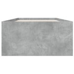 vidaXL Cadre de lit sans matelas gris béton 100x200 cm