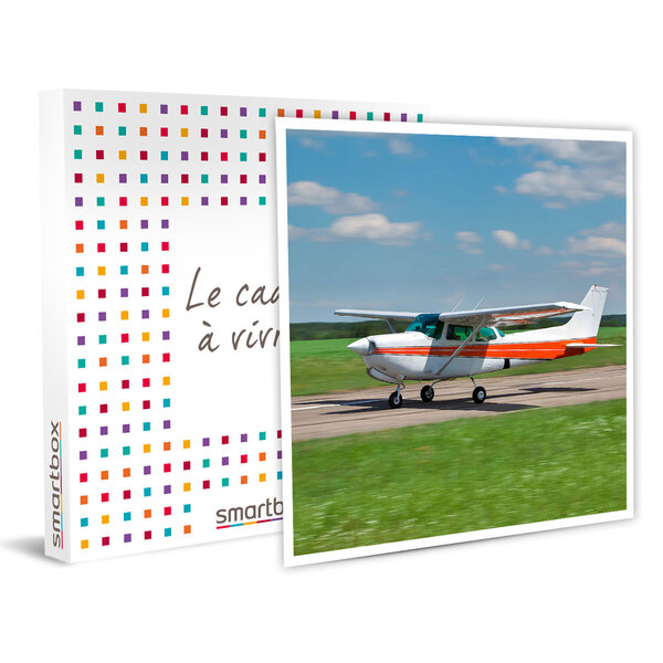 SMARTBOX - Coffret Cadeau - Vol d'1h en avion privé au dessus de la Côte d'Azur -