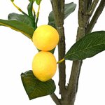 vidaXL Citronnier artificiel 136 feuilles 120 cm vert