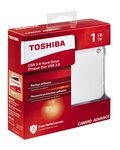 Disque Dur Externe Toshiba Canvio Advance 1To (1000Go) USB 3.0 - 2,5" (Blanc)