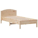 vidaXL Lit bibliothèque sans matelas 100x200 cm bois massif de pin