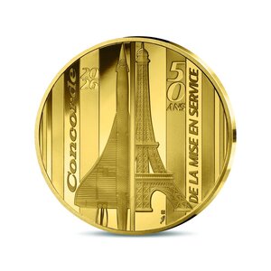 Concorde Monnaie 200€ 1 Oz Or