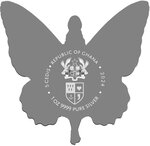 Pièce de monnaie en Argent 5 Cedis g 31.1 (1 oz) Millésime 2024 LADY BUTTERFLY