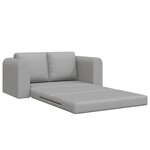 vidaXL Canapé-Lit Gris nuage 148 x 71 x 83 cm tissu