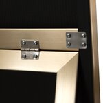 Miroir sur pied psyché inclinable 150 x 35 cm doré 03_0007969