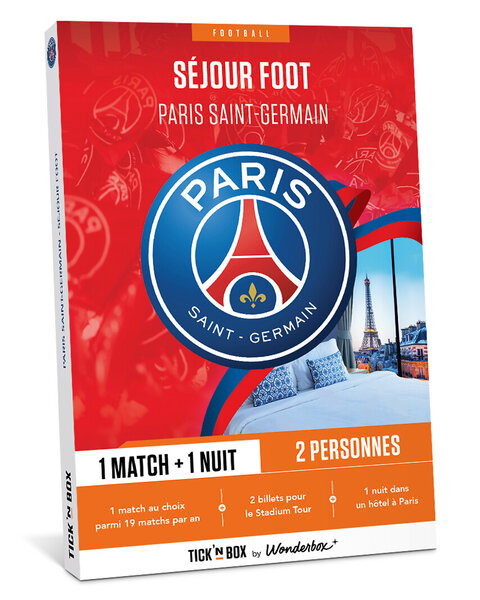 Coffret cadeau - TICKETBOX - PSG Séjour