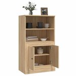 vidaXL Buffet haut chêne sonoma 60x35 5x103 5 cm bois d'ingénierie