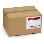 Caisse carton brune simple cannelure à montage instantané raja 39x29x28 cm (lot de 20)